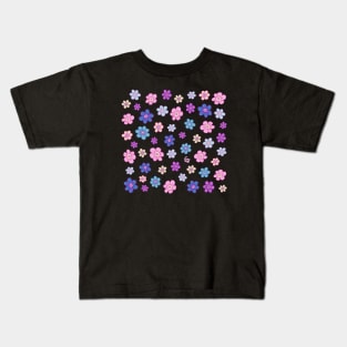 Flower Doodle Pattern Kids T-Shirt